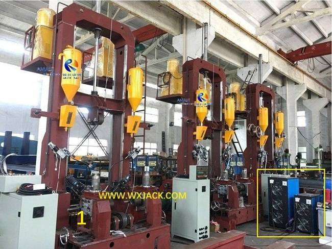 Fig1 3 in 1 H Beam Welding Machine 53 IMG_6970 Рис. 1. Аппарат для сварки двутавровых балок 3 в 1 53 IMG_6970