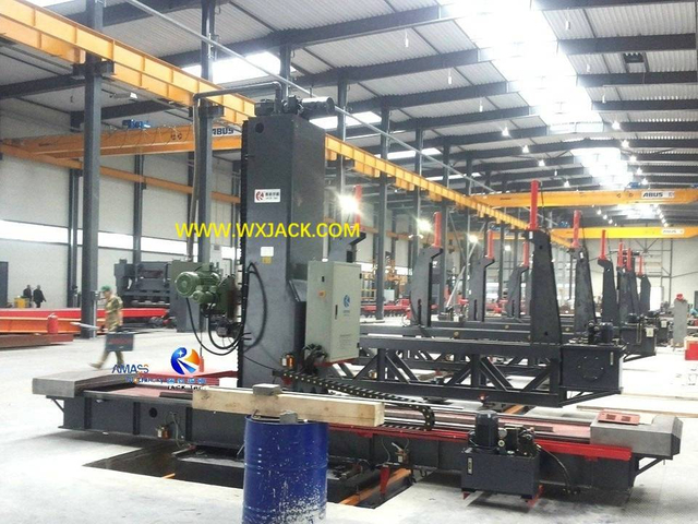 8 Фрезерный станок для торцевой поверхности балки H BOX со стальной конструкцией с ЧПУ 115