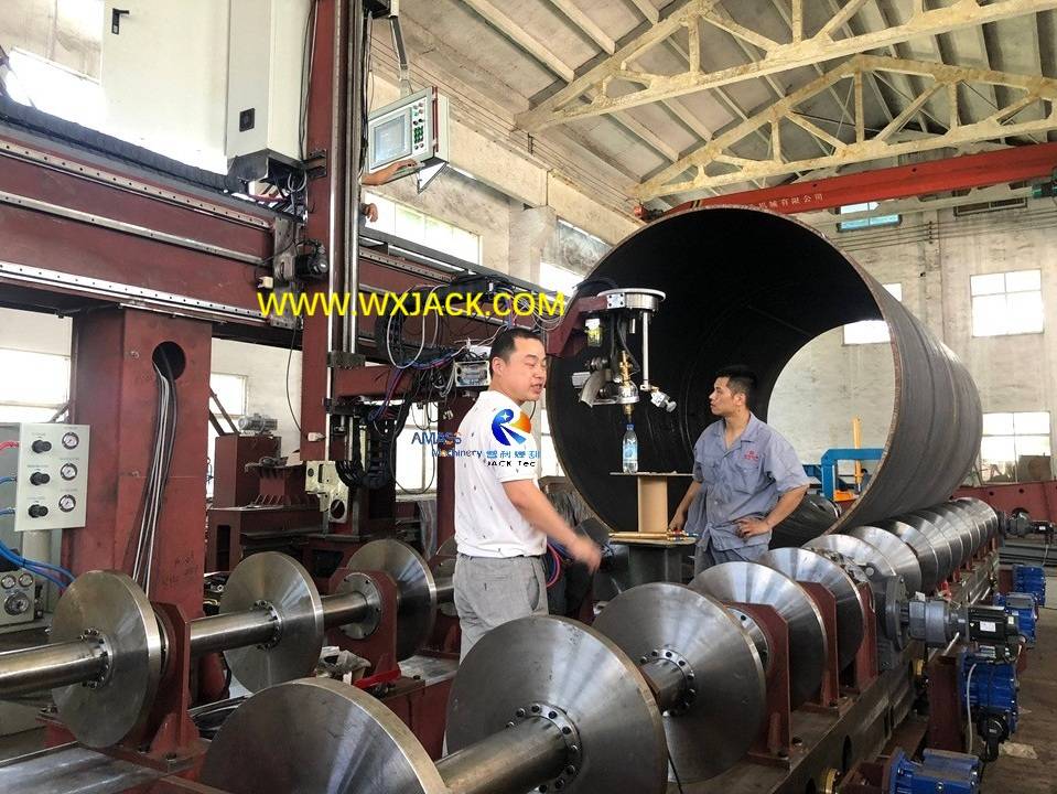 Большой 7-осевой станок для резки труб с ЧПУ