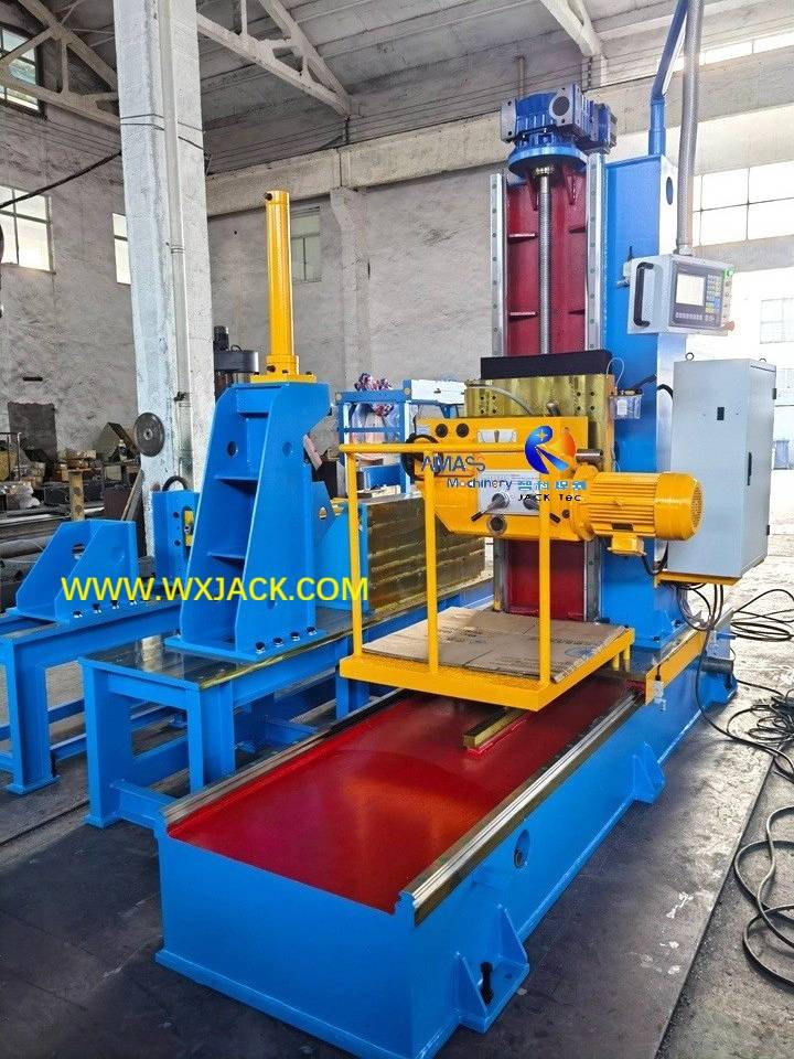 Модернизированная и отремонтированная CNC-DX0815 Стальная структура фланцевой фрезерной машины