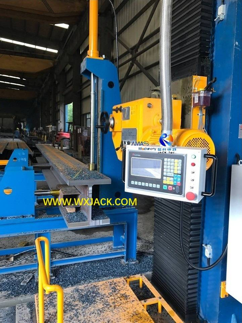 9 Фрезерный станок для торцевых торцов двутавровых балок с ЧПУ 145