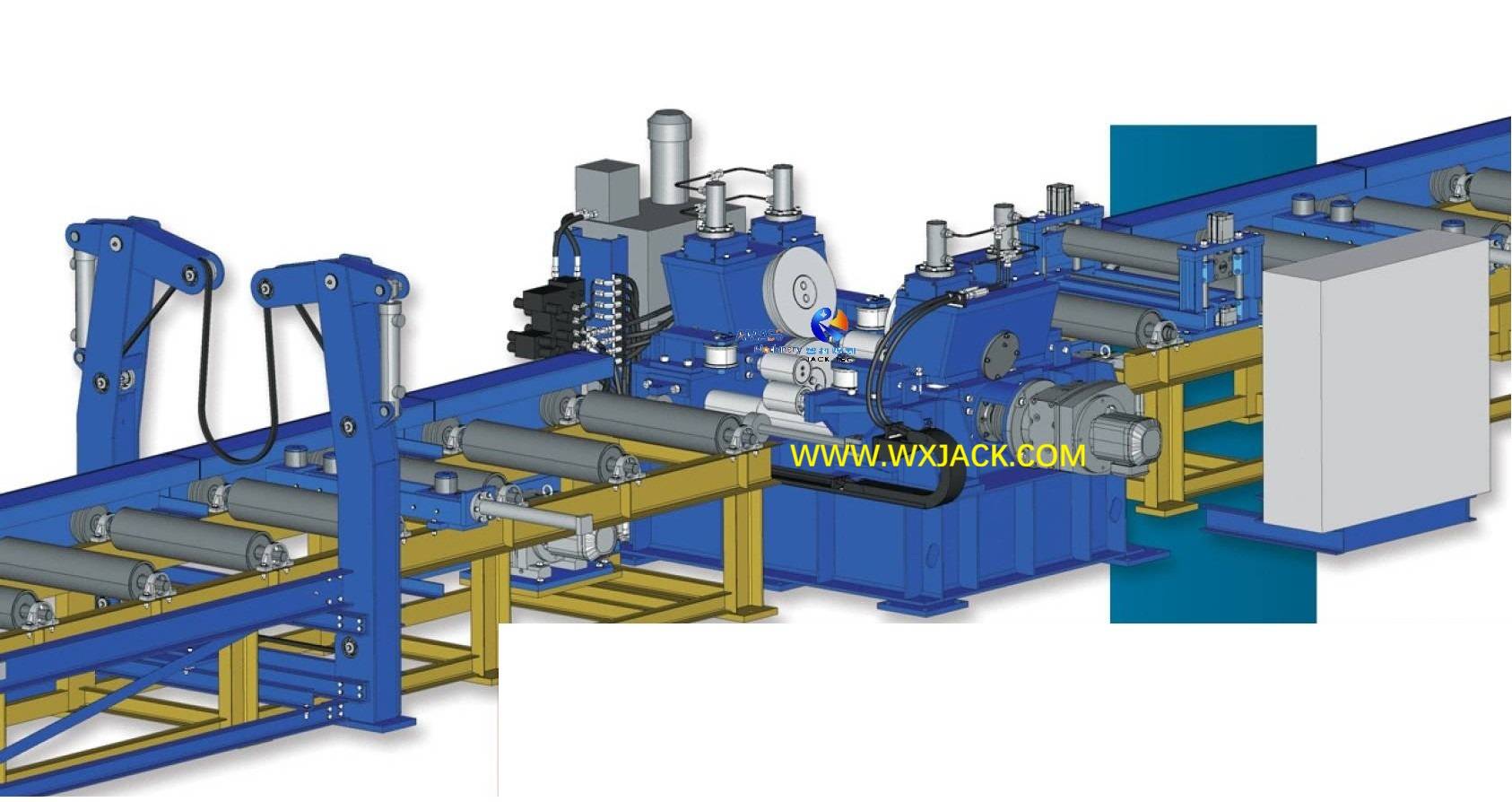 Рис.8 Станок для закругления кромок полок двутавровой балки 7