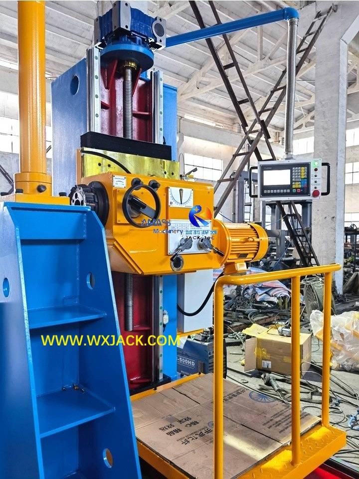 Модернизированная и отремонтированная CNC-DX0815 Стальная структура фланцевой фрезерной машины
