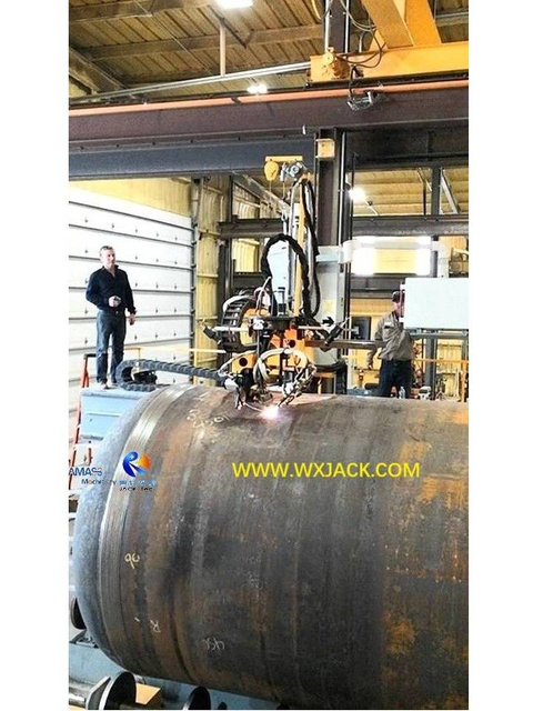 6-7-осевой большой станок для резки труб с ЧПУ 25