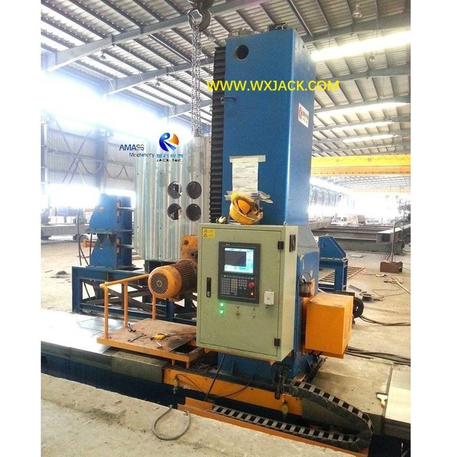 10 Фрезерный станок для торцевой поверхности двутавровой балки с ЧПУ 57