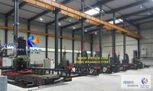 Центр фрезерования и облицовки сварочных конструкций DX1540 для балок стальных конструкций