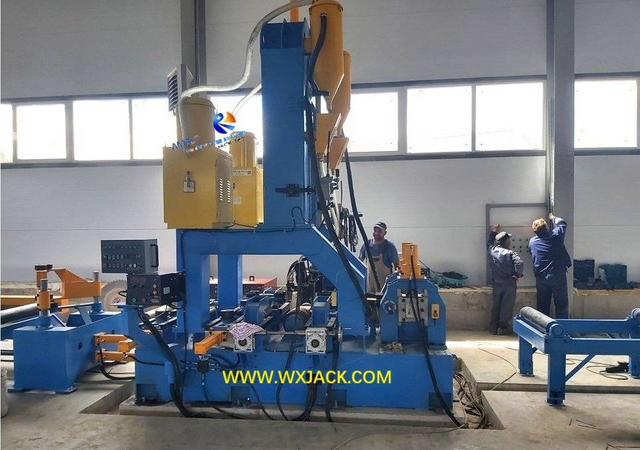 Сборка сварки выпрямление PHJ15 Saw I Beam Сварочная машина