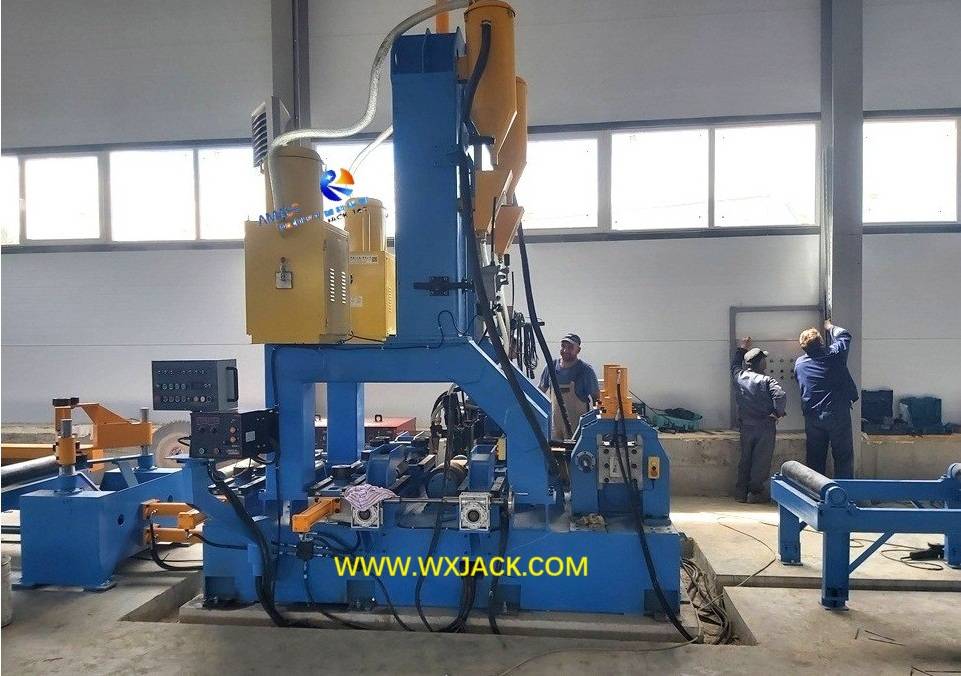 Сборка сварки выпрямление PHJ15 Saw I Beam Сварочная машина