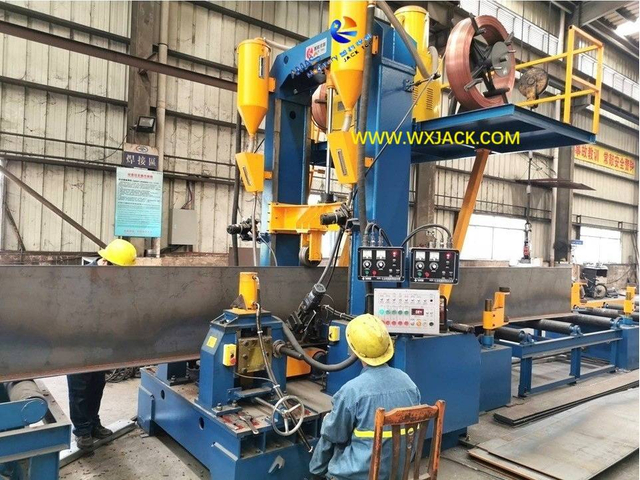 Высокий ZHJ8020 H BEAM Узел сварки сварной сварки выпрямляйте интегральную машину