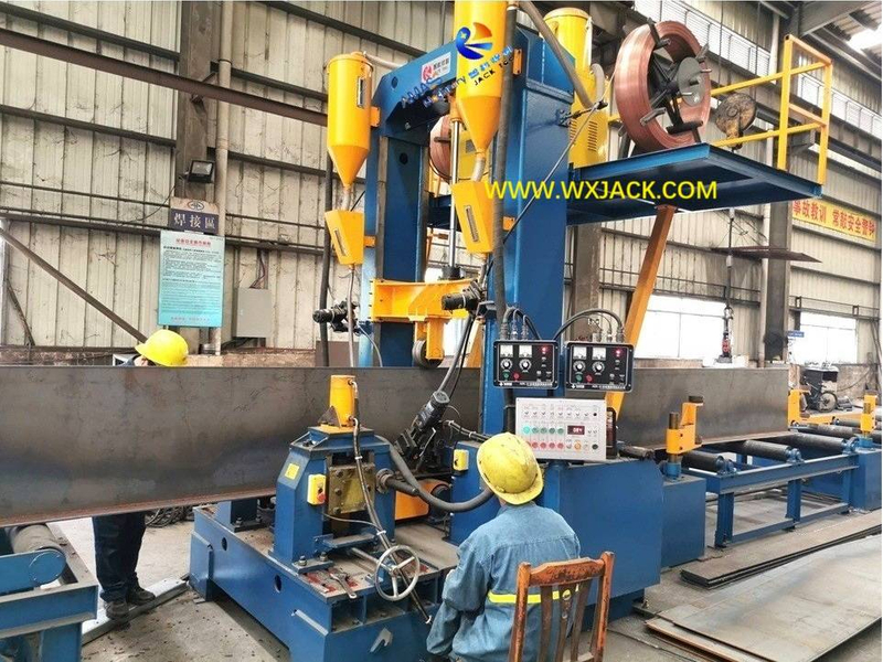 Высокий ZHJ8020 H BEAM Узел сварки сварной сварки выпрямляйте интегральную машину