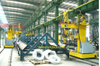 LHC -движущийся консольная кантиля IH BEAM Trolley Saw Wearding Machine