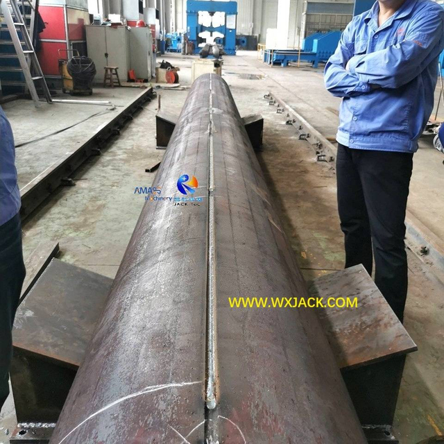 Машина для сварки заднего продольного шва 4 труб 4