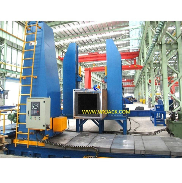 7 Фрезерный станок для торцевой поверхности балки H BOX стальной конструкции трубы с ЧПУ 66