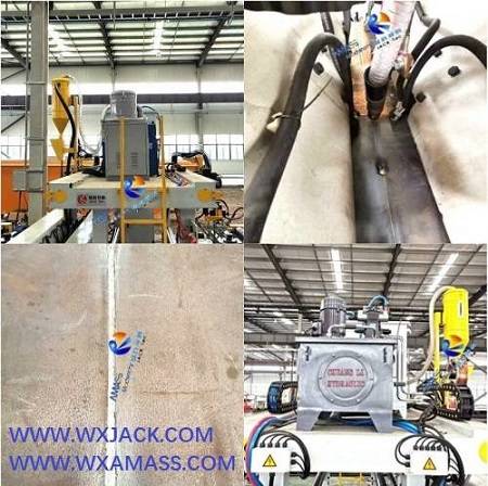 Wuxi JACK поставляет комплект машины для стыковой сварки пластин MP23 для отечественного заказчика из отрасли подъемного машиностроения