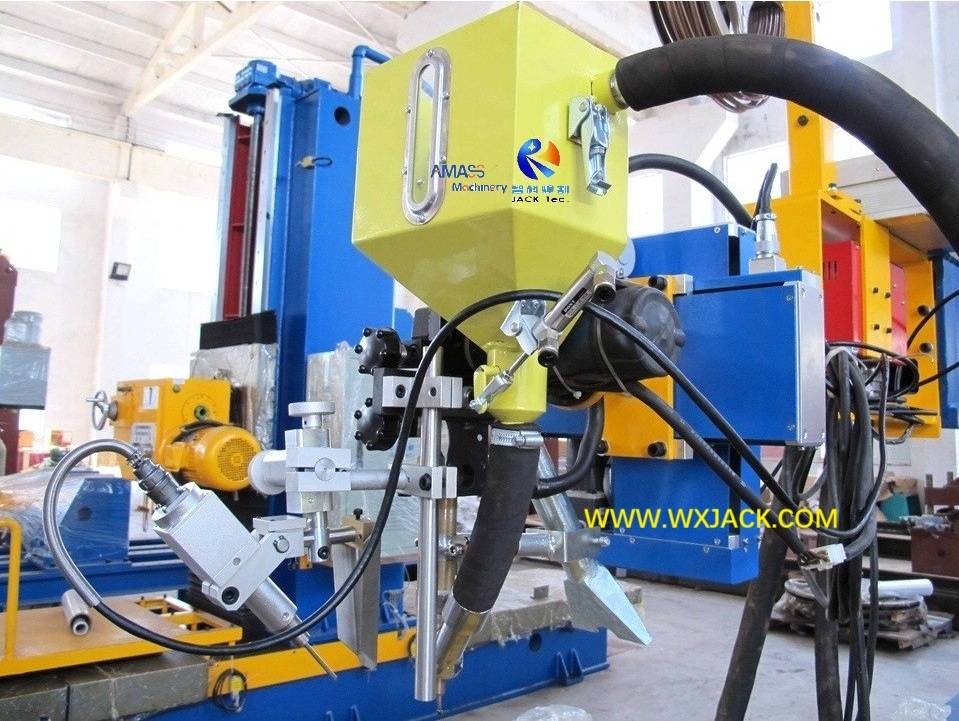 LHZ Medium Duty Travelable Trolley Column Manual Resolve Welding Manipulator