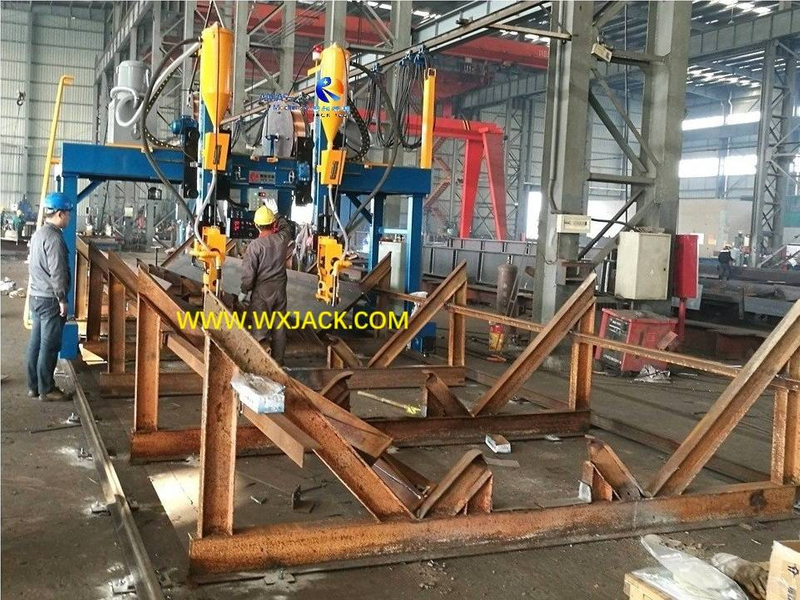 4M Rail Span LHA4Z Автоматический H Beam Gantry Welding Machine