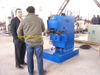 GD20 Colling Shear Shear Machine на маленькой металлической пластине