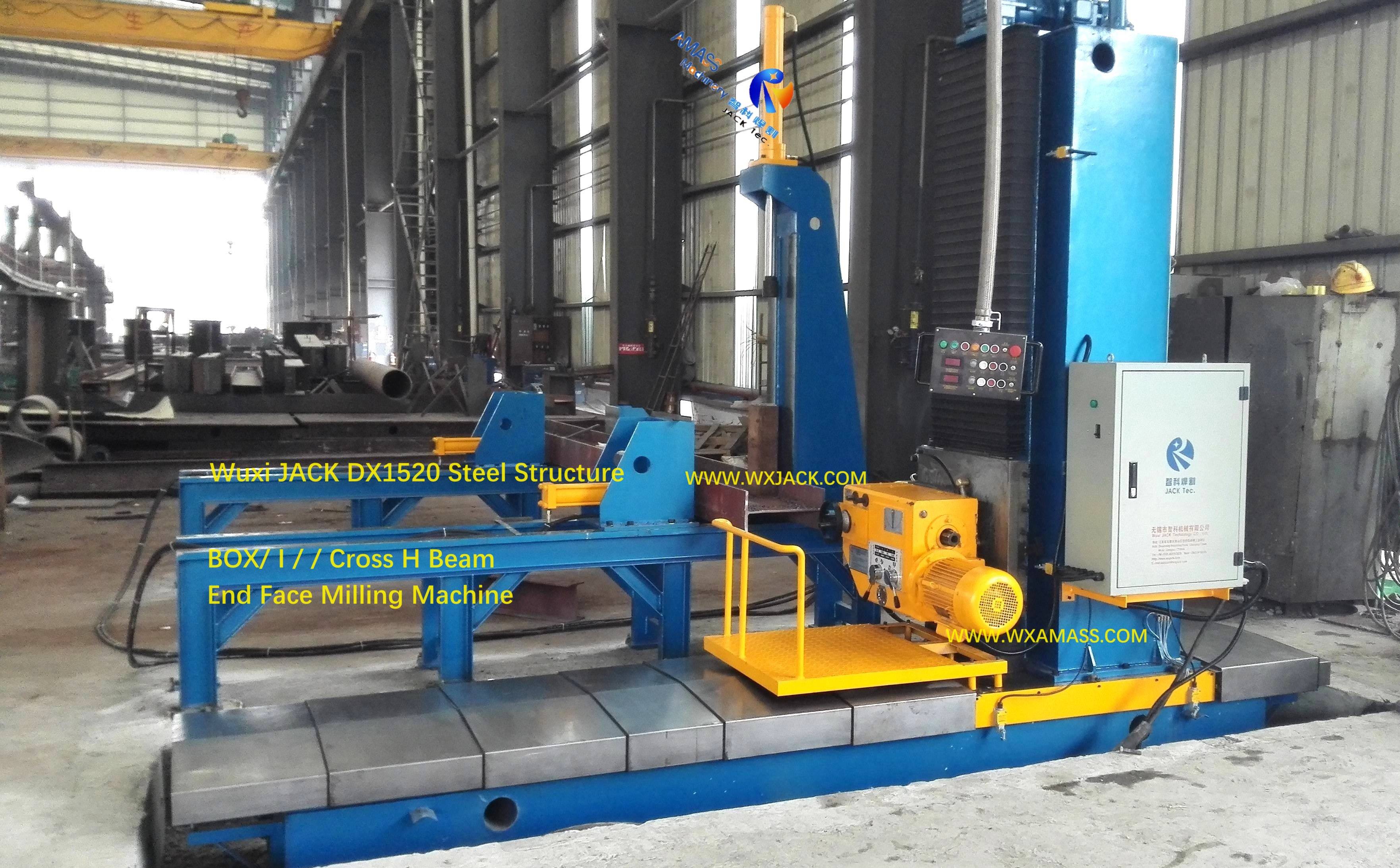 1 Steel Structure BOX I H Beam End Face Milling Machine 1