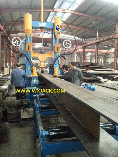 Машина 3 в 1 для сварки двутавровых балок 17