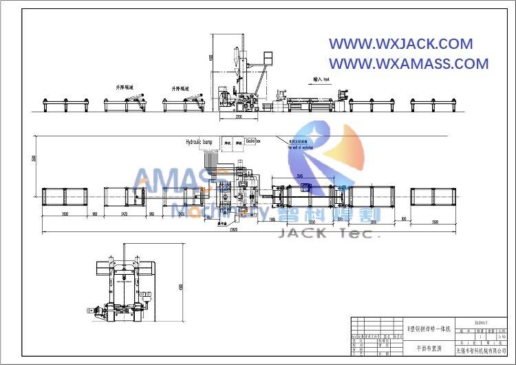 ZHJ8018 Машина для изготовления двутавровых балок «три в одном» для симметричной балки