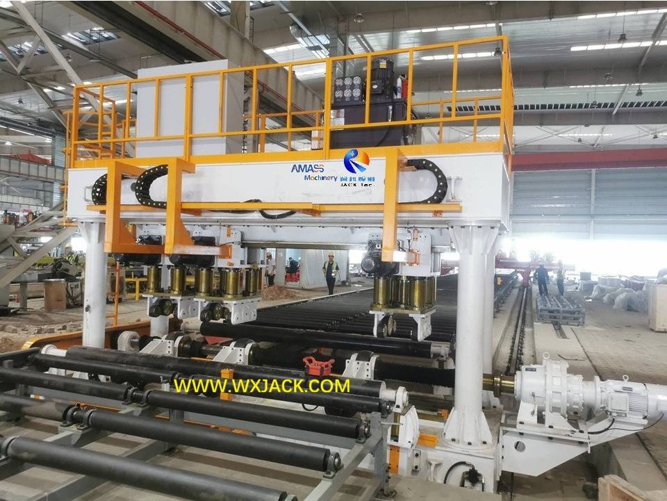 Машина для выпрямления элемента жесткой пластины