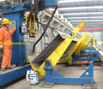 LHC -движущийся консольная кантиля IH BEAM Trolley Saw Wearding Machine