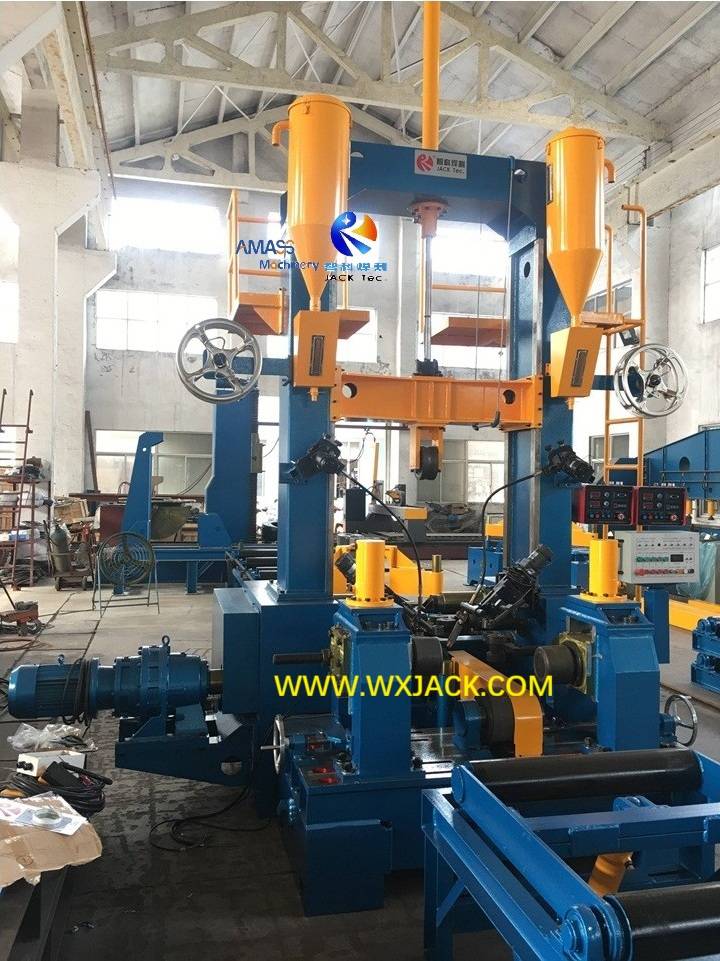 Сварочный аппарат для изготовления двутавровых балок 3 в 1