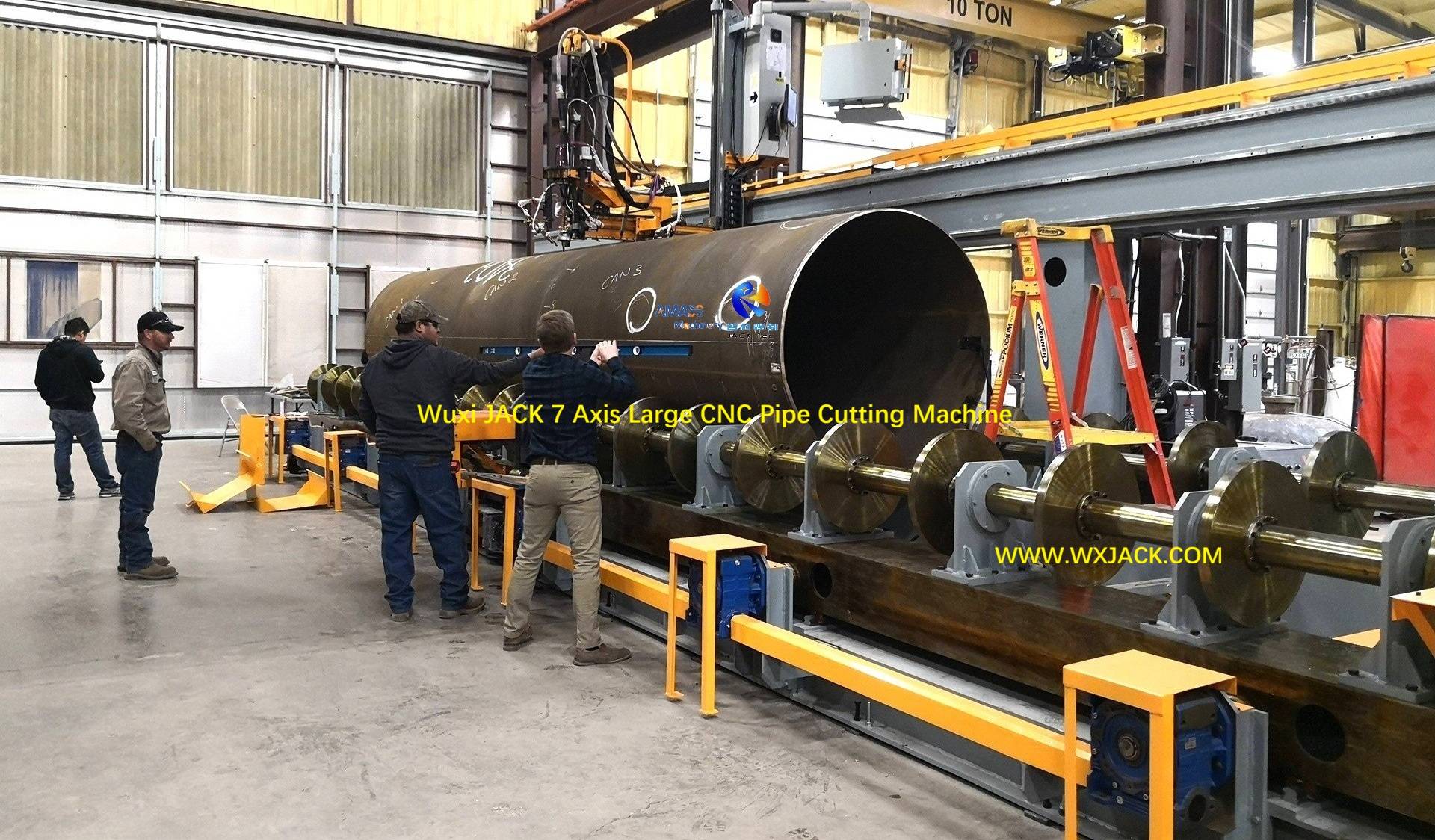 1 7 Axis Large CNC Pipe Cutting Machine 5