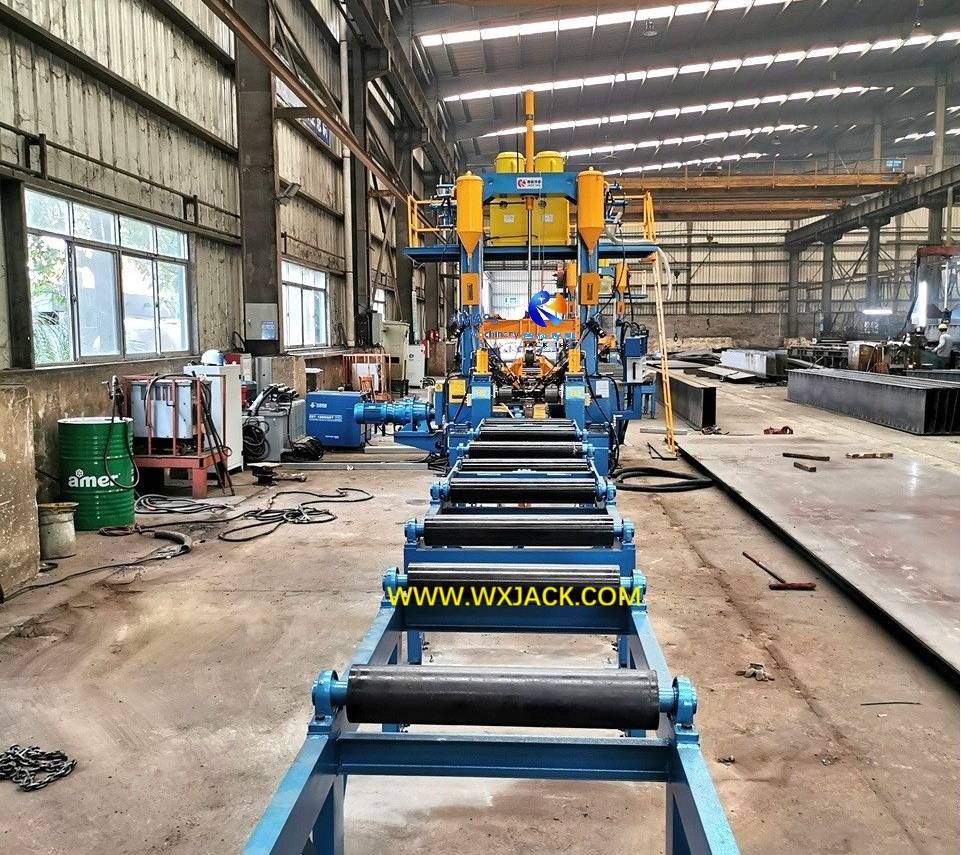 Вертикальный сварочный аппарат для двутавровых балок 3 в 1