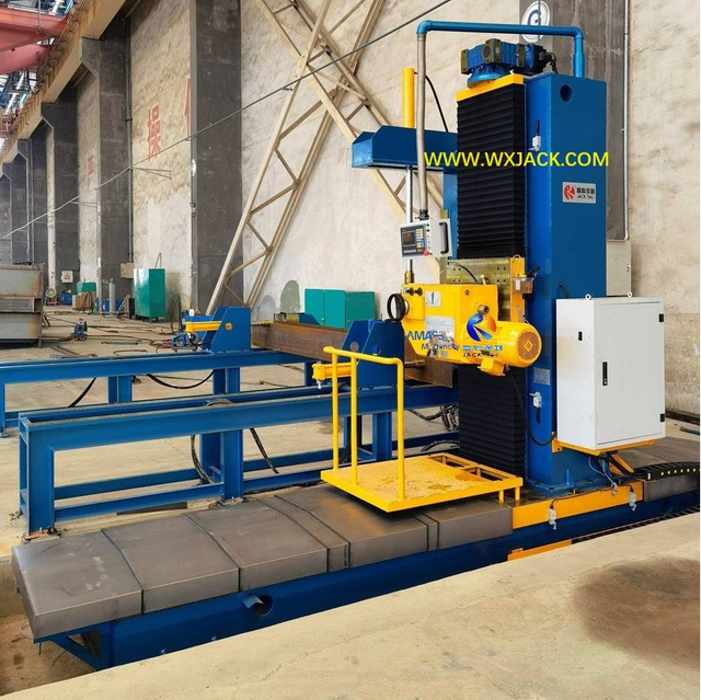 6 Фрезерный станок для торцевой поверхности балки H BOX стальной конструкции трубы с ЧПУ 73