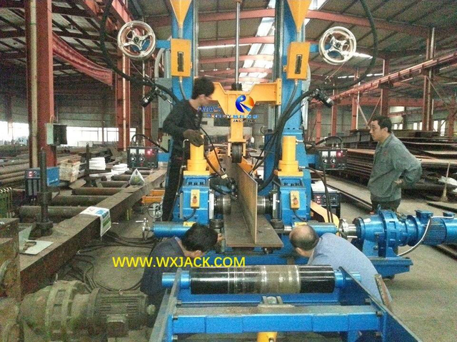 2 3 в 1 Вертикальный сварочный аппарат для двутавровой балки 66