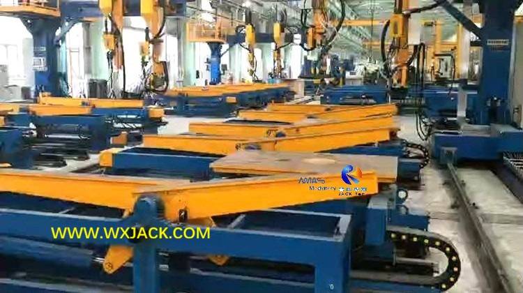8 Motorized Moving Hydraulic Drive H Beam 180° Overturning Equipment 2.jpg