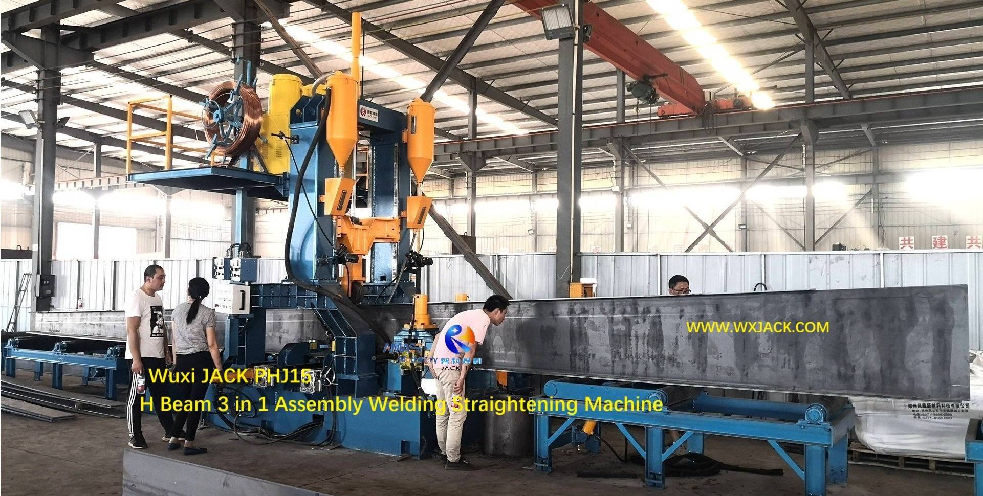 1 3 in 1 H Beam Assembly Welding Straightening Machine 80